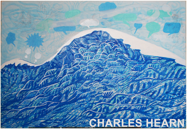 Charles Hearn mixed media on canvas 36"x24"